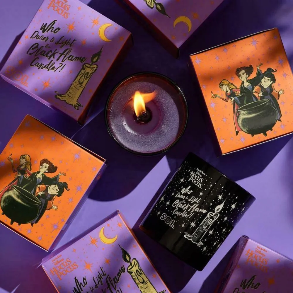 NEW COLOURPOP X DISNEY HOCUS POCUS SOL BLACK FLAME CANDLE LIMITED-EDITION - Picture 2 of 7